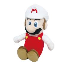 Fire Mario Plush 10In - Super Mario All Stars
