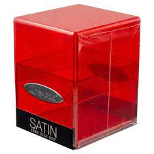 Satin Cube: Glitter - Red