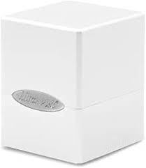Satin Cube - White