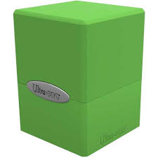 Satin Cube - Lime Green
