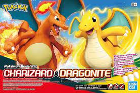 Charizard & Dragonite "Pokemon" Model Kit