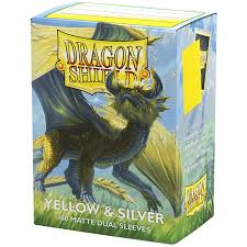 DS: Matte Dual - Yellow & Silver (100pc)