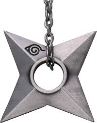 Naruto Shippuden: Konoha Shuriken - Metal Keychain
