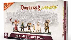 Dungeons & Lasers: Miniatures - NPC Miniature Pack