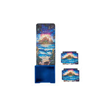 Arcane Fortress: Standard Deck Box - Radiant 100+ Stained Glass Hidden Island