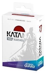 Katana Sleeves: Standard Size - Red