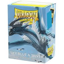 DS: Matte Dual - Sky Blue & Silver (100pc)