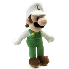Fire Luigi Plush 9In - Super Mario All Stars