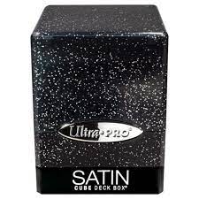 Satin Cube: Glitter - Black