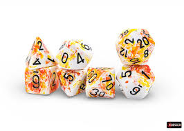 CHX 24403 Brush (Sunrise/Black) Polyhedral 7-Die Set