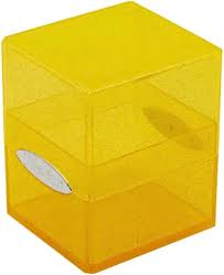 Satin Cube: Glitter - Yellow