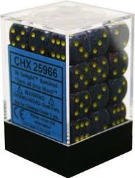CHX25966 (Speckled Twilight) 12mm d6 Dice Block(36 Dice)