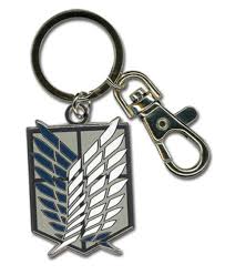 Attack on Titan: Scouts Badge - Metal Keychain