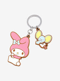 My Melody Multi Charm - Metal Keychain