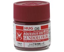 HUG06 Char Red 10ml Bottle, GSI Aqueous Gundam Color