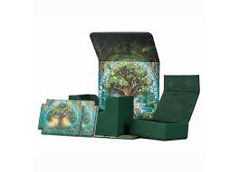 Arcane Fortress: Deluxe Deck Box - Radiant 100+ Stained Glass Mythical Forest