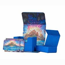 Arcane Fortress: Deluxe Deck Box - Radiant 100+ Stained Glass Hidden Island