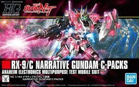 #222 Narrative Gundam C-Packs "Gundam NT"