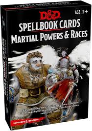 D&D Cards: Martial Powers & Races