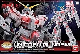 Unicorn Gundam (Destroy Mode) "Gundam UC", Bandai Hobby Mega Size 1/48