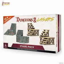 Dungeons & Lasers: Miniatures - Stairs Pack