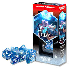 D&D Adventure Dice: Cleric Blue & White