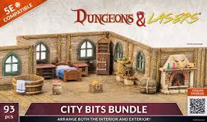 Dungeons & Lasers: Expansion Set - City Bits Bundle