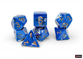 CHX 24406 Brush (Wavebreak/Gold) Polyhedral 7-Die Set