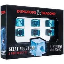 D&D: Gelatinous Cube D6 Dice Set