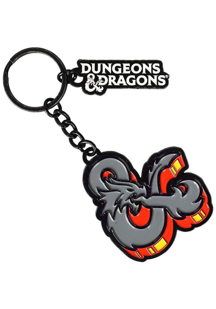 Dungeons & Dragons Logo Metal Keychain