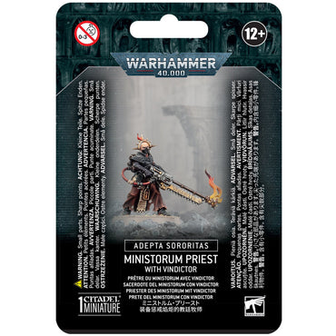 Adepta Sororitas Ministorum Priest with vindicator