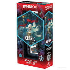 D&D Adventure Dice: Cleric Light Blue/Red - Ravenloft