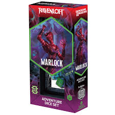 D&D Adventure Dice: Warlock Purple/Green - Ravenloft