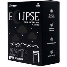 Eclipse: Matte Jet Black - Standard Sleeves (105ct)