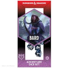 D&D Adventure Dice: Bard Blue/Black