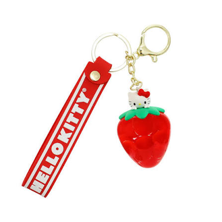Hello Kitty: Wristlet Strawberry - Keychain