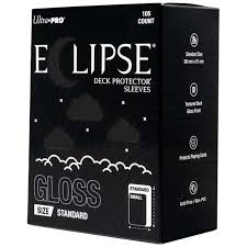 Eclipse: Gloss Jet Black - Standard Sleeves (105ct)