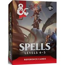 DND RPG: Trove Spell Cards - Levels 4-5