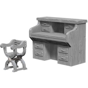 Desk & Chair - Deep Cuts