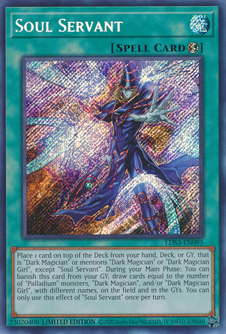 Soul Servant [LDS3-EN095] Secret Rare