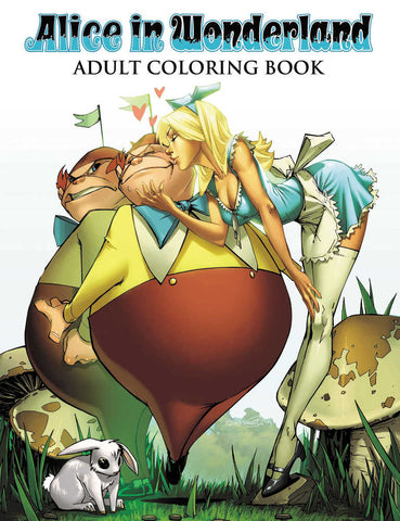Alice In Wonderland Adult Coloring Book