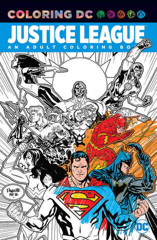 Justice League An Adult Coloring Book TPB