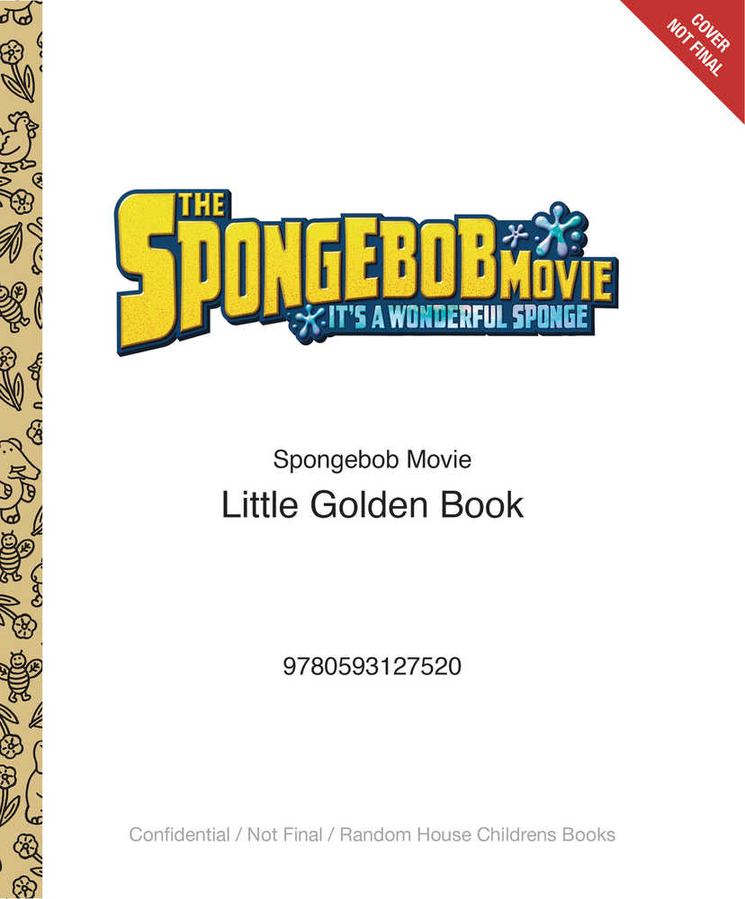 Spongebob Movie Little Golden Book