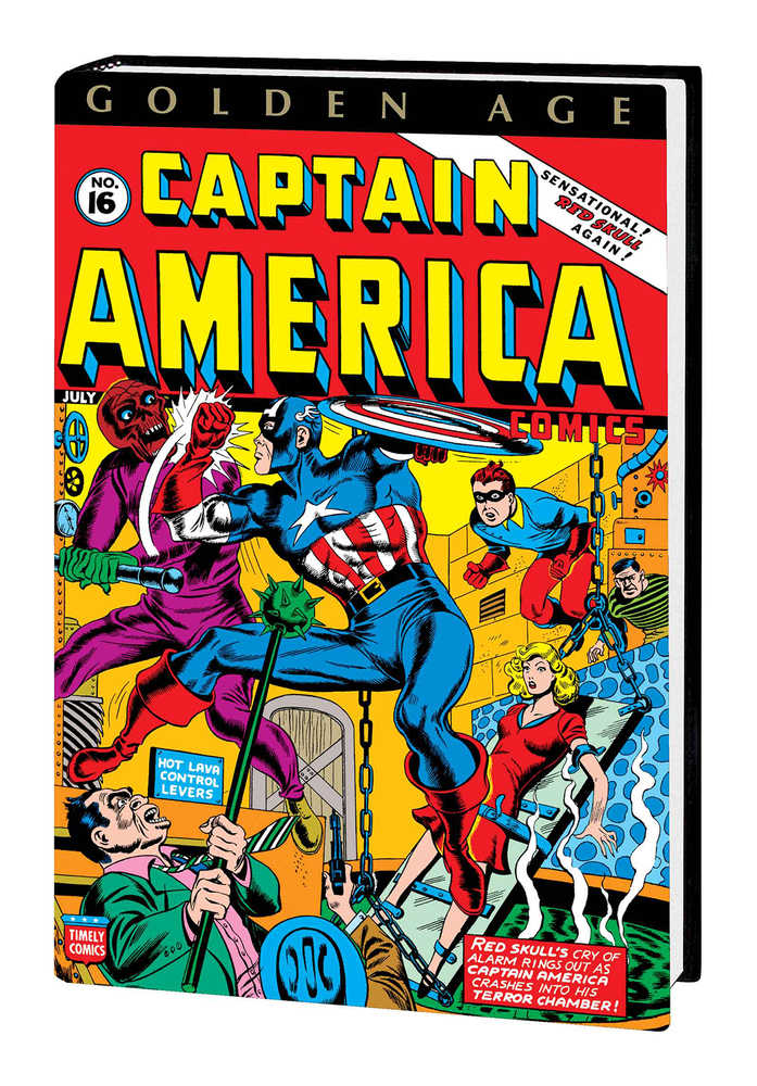 Golden Age Captain America Omnibus Hardcover Volume 02 Avison Direct Market Variant