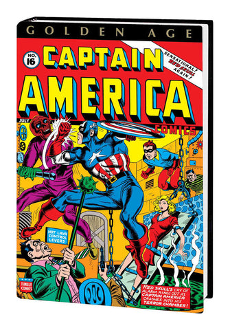 Golden Age Captain America Omnibus Hardcover Volume 02 Avison Direct Market Variant