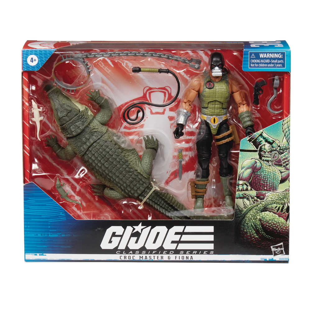 G.I. Joe Classified Ser Croc Master & Fiona 6in Action Figure Case