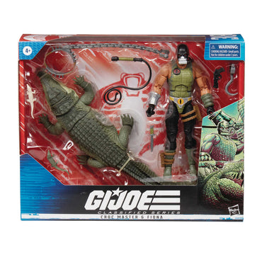 G.I. Joe Classified Ser Croc Master & Fiona 6in Action Figure Case