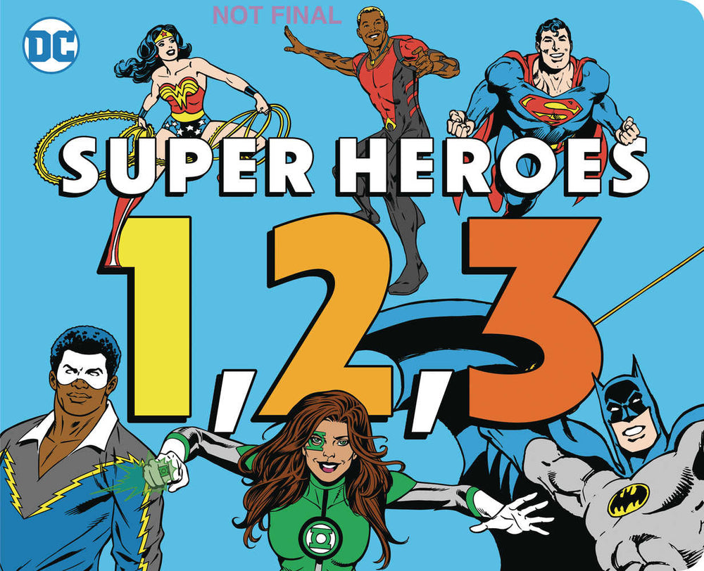 DC Super Heroes 1 2 3 Board Book