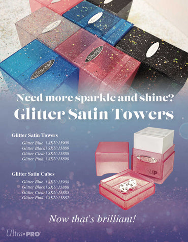 Satin Tower: Glitter - Blue