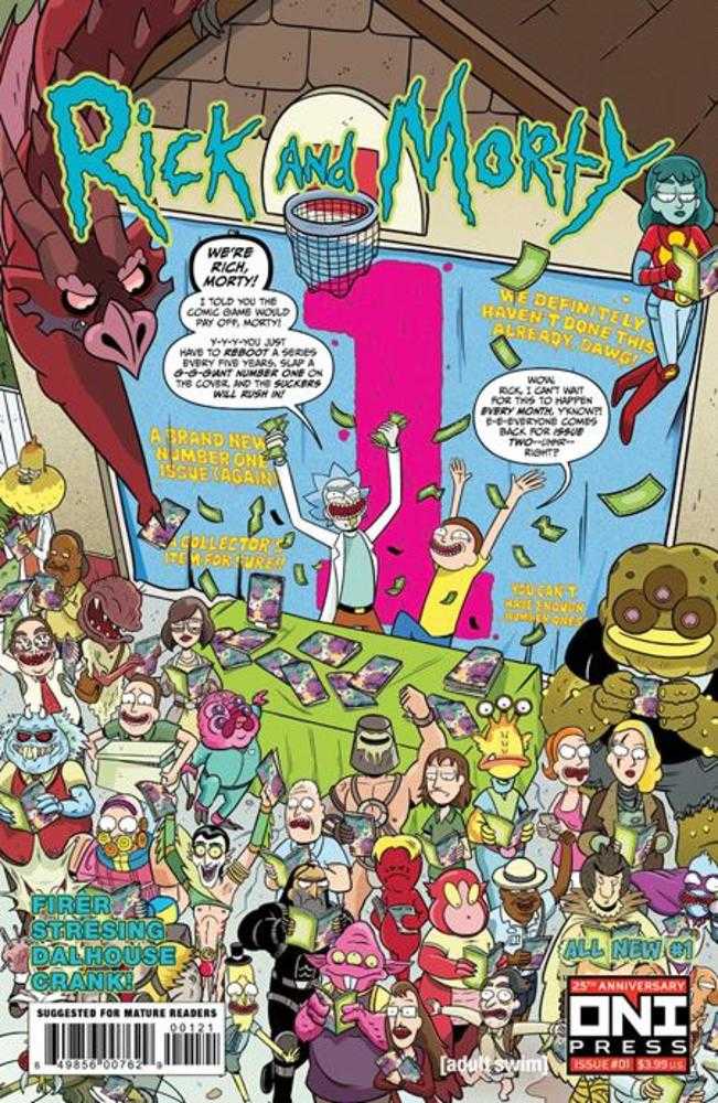 Rick And Morty #1 Cover B Marc Ellerby Variant (Mature)